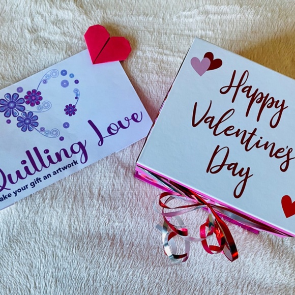 Quilling Love 360 degrees Chocolate Box - Picture 3 of 3